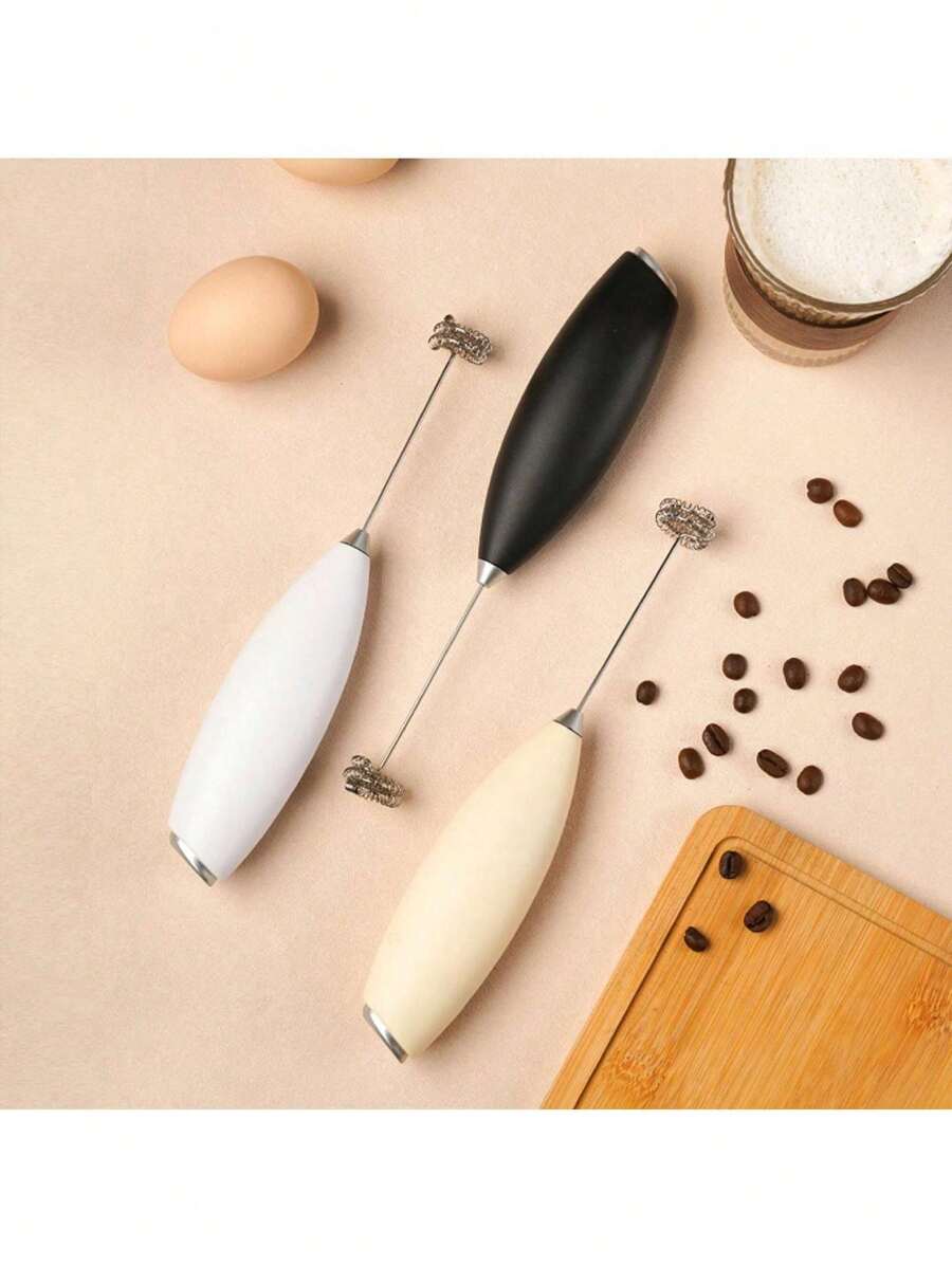 Milk Frother, Powerful Handheld Milk Frother, Mini Milk Foamer, Coffee Stirrer, Stainless Steel Drink Mixer For Coffee, Lattes, Cappuccino, Matcha, Hot Chocolate, Portable Foam Maker, Electric Wireless Blender Mini Coffee Maker Back To School