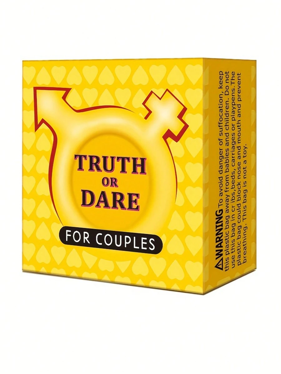 1 pieza Juego sexual de tamaño mini y pequeño de Atrevimiento o Verdad para parejas, juego de cartas para parejas/amantes, suministro de juegos de mesa y juguete sexual