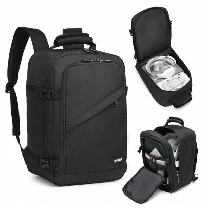 KONO Lightweight Cabin Bag 40x20x25cm Underseat Travel Backpack Waterproof Large Capacity 20L Carry-On For Men And Women