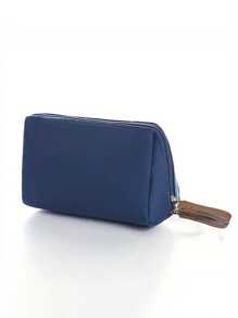 1 pieza Bolsa portátil de almacenamiento de maquillaje - Neceser de viaje con cremallera para cosméticos y artículos de aseo - Organiza y protege tus artículos de belleza esenciales para la decoración del hogar de otoño