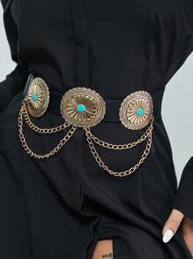 Black Round Buckle