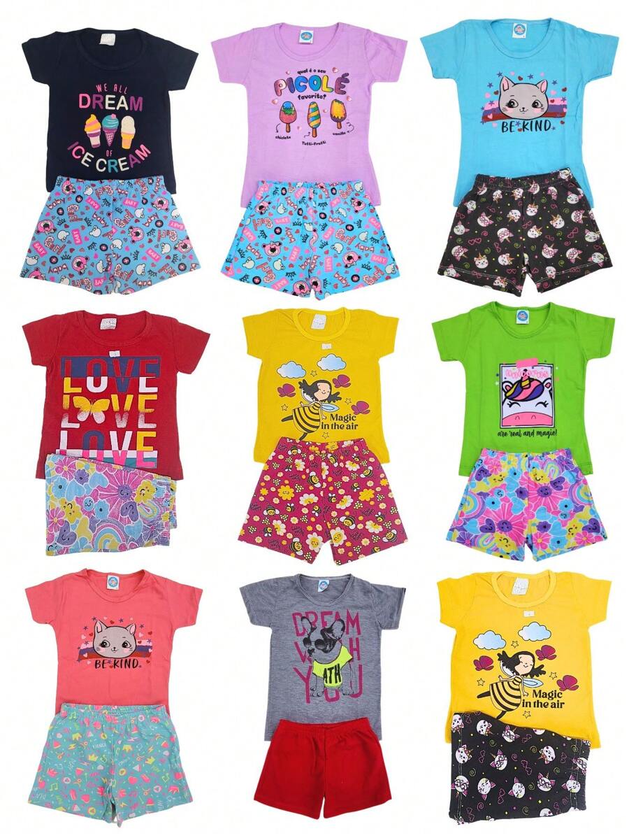 Conjunto de Roupas Infantil MeninA SORTIDO