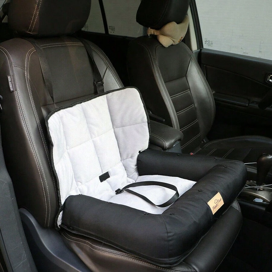 BingoPaw Large Soft Travel Dog Bed Washable Pet Puppy Car Seat Cushion Comfort Protector