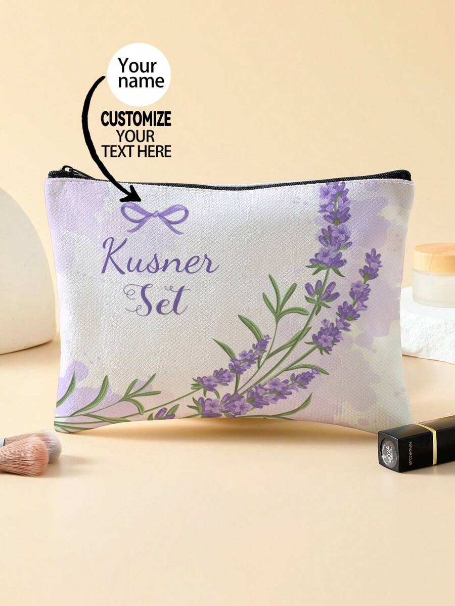 Nueva bolsa de cosméticos, bolsa de cosméticos con foto personalizada, se puede personalizar con tu diseño único, la bolsa de lona impermeable y ligera con cremallera también es perfecta para monedero, estuche de lápices, ideal para compras, citas, vacaciones, viajes, festivales, fiestas o como regalo vuelta al cole