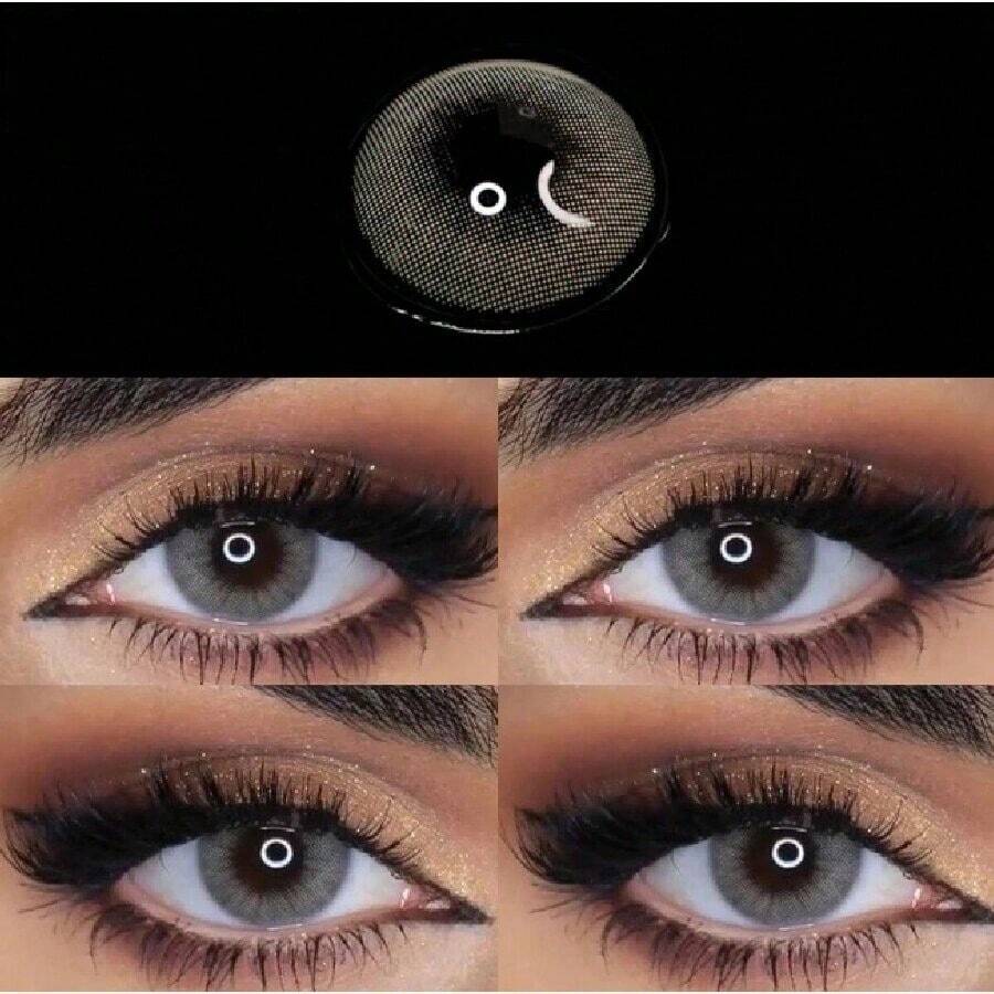 1 Paio Di Lenti A Contatto Naturali Di Marca Nuove Da 14,5 Mm Monouso Annuali Per Trucco Occhi E Decorazione Occhi Per Ingrandire Gli Occhi, Adatte Per Appuntamenti Quotidiani Ed Eventi Festivi