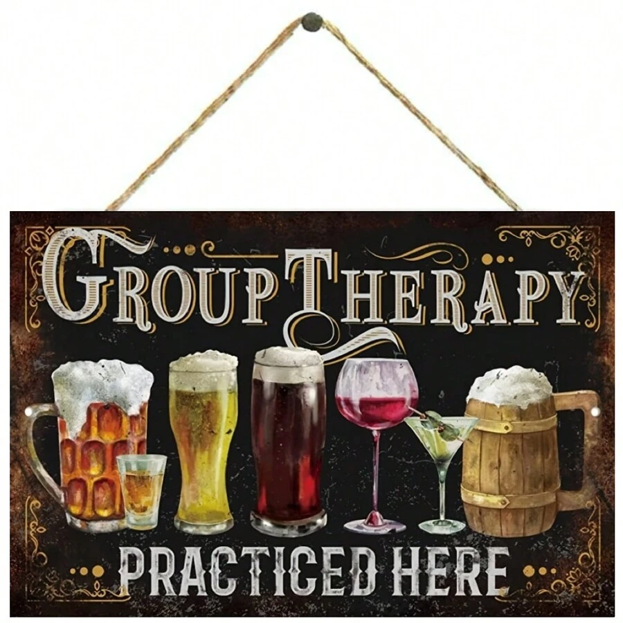 1pc Put Decor Funny Group Sign, Vintage Man Cave Bar Decor Room Decor Sign, Vintage Plaque Decor Wall Art, Home Decor, Funny Cave Decor, Room Decor, Bedroom Wall Decor, Home Decor, Bar Decor, Friendly Gift Wooden Hanging Plaque,Home Decor ,Room Decor,Wall Decor Gifts Birthday Graduation