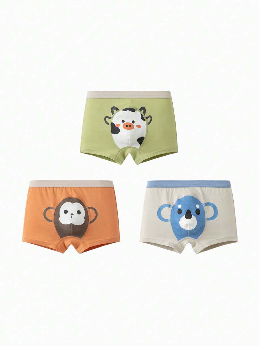 Balabala Cuecas boxer para meninos, novo estilo 2024, macias e fofas, conjunto com quatro unidades