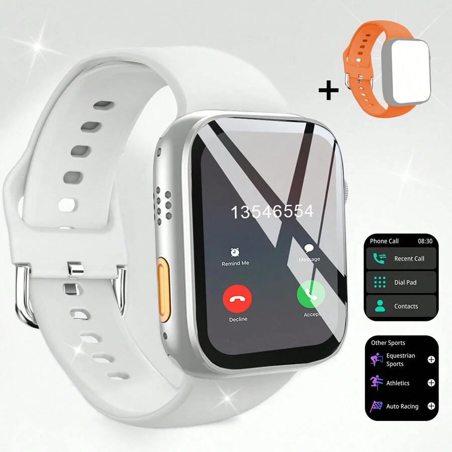 Smart Watch, Wireless Calling /Dial, Multi -Sport Mode, Calling Reminder And Rejection, SMS Reminder, Custom Wallpaper,Holiday Gifts, Birthday Gifts