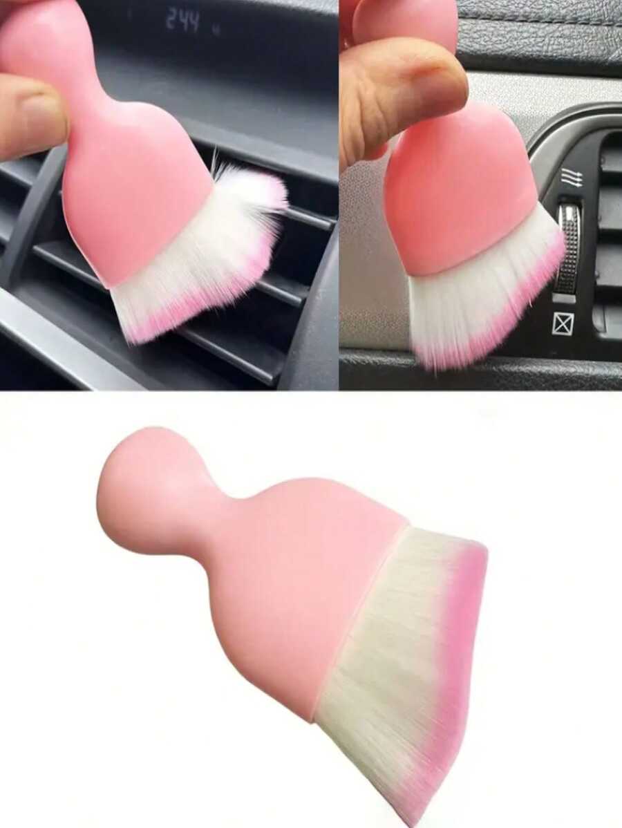 Car Cleaning Brush Suitable For Car Interior Details Brush, Cleaning And Maintenance Car Brush, Air Conditioning Vent Dust Soft Brush, Car Cleaning And Care Brush,Kitchen,Bathroom,Home,Household Supplies