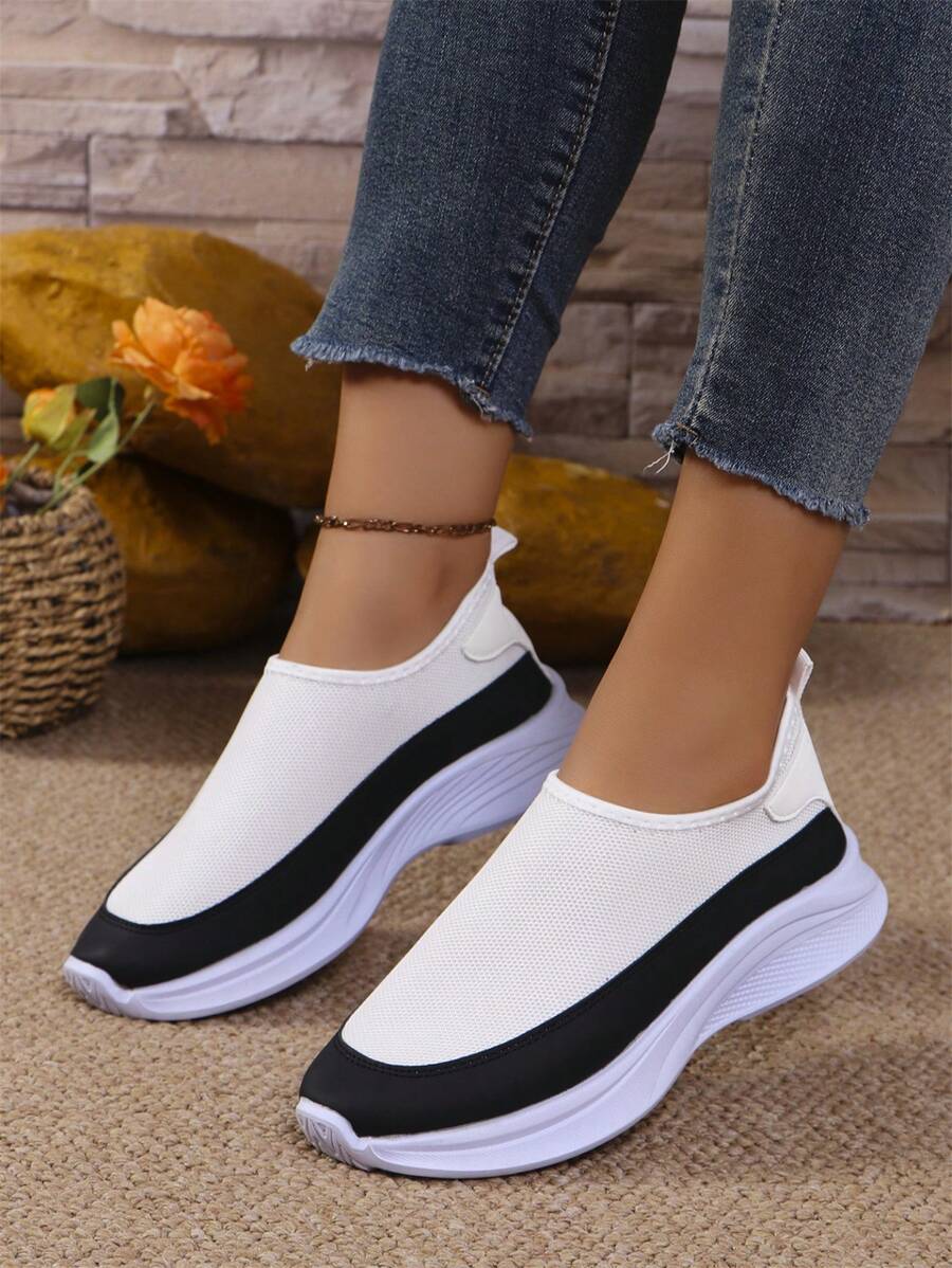 Nieuwe mode mama sneakers, dikke zool, instapper, mesh ademend casual rocking wedges verpleegster schoenen voor vrouwen