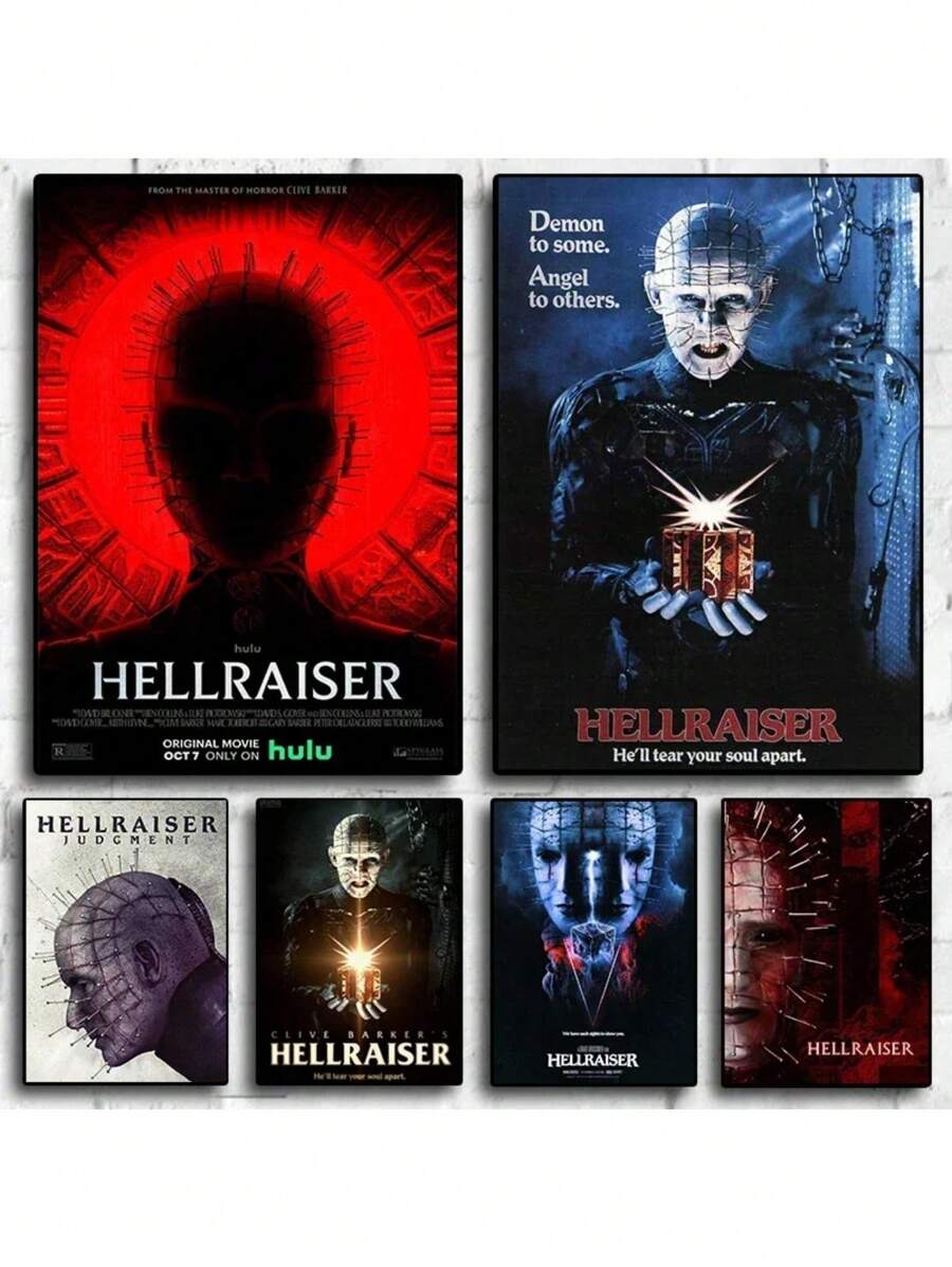 1PC Hellraiser Fantasy Horror Suspense Movie Poster For Living Decoration Kids Room Canvas Painting Art Home Wall Decor Picture No Frame