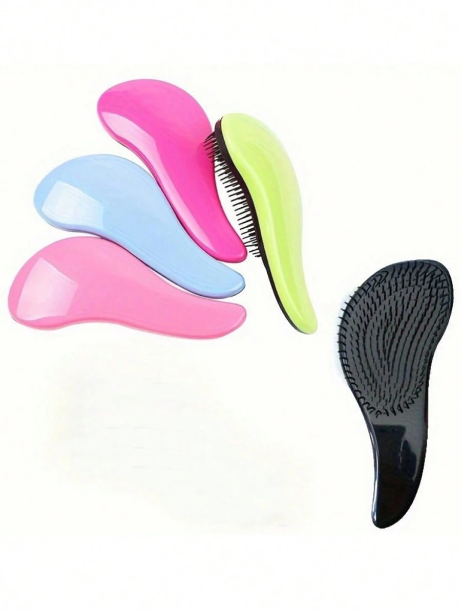 1 pieza Cepillo de pelo de unicolor, peine masajeador del cabelludo, herramienta de peinado apta para todo tipo de cabello, regalo para hombres y mujeres, regalo para el Día de la Madre, cepillo de pelo, peine, herramientas para el cabello, productos y accesorios para el cabello para barbería, salón de belleza, artículos esenciales de viaje