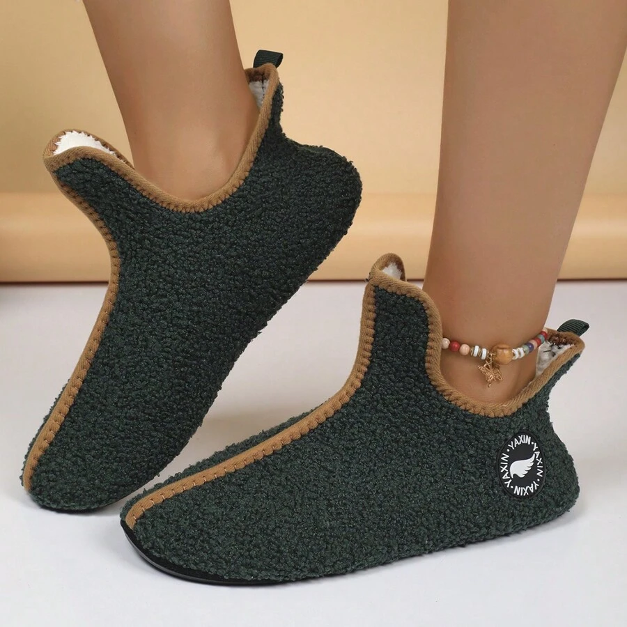 Nowe kapcie unisex, zimowe, pluszowe, antypoślizgowe, miękkie, grube, ciepłe, domowe, śniegowce