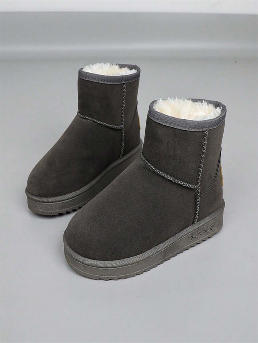 Damskie zimowe buty śnieżne do połowy łydki, modne krótkie buty, miękka podeszwa, termiczne, grube buty zimowe