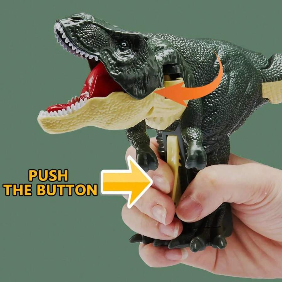 Decompression Simulated Dinosaur Model Teenagers's Toys Dynamic Pressing Tyrannosaurus Rex Gift Decoration Toys,Creative Prank Gifts, Halloween And Christmas Gifts