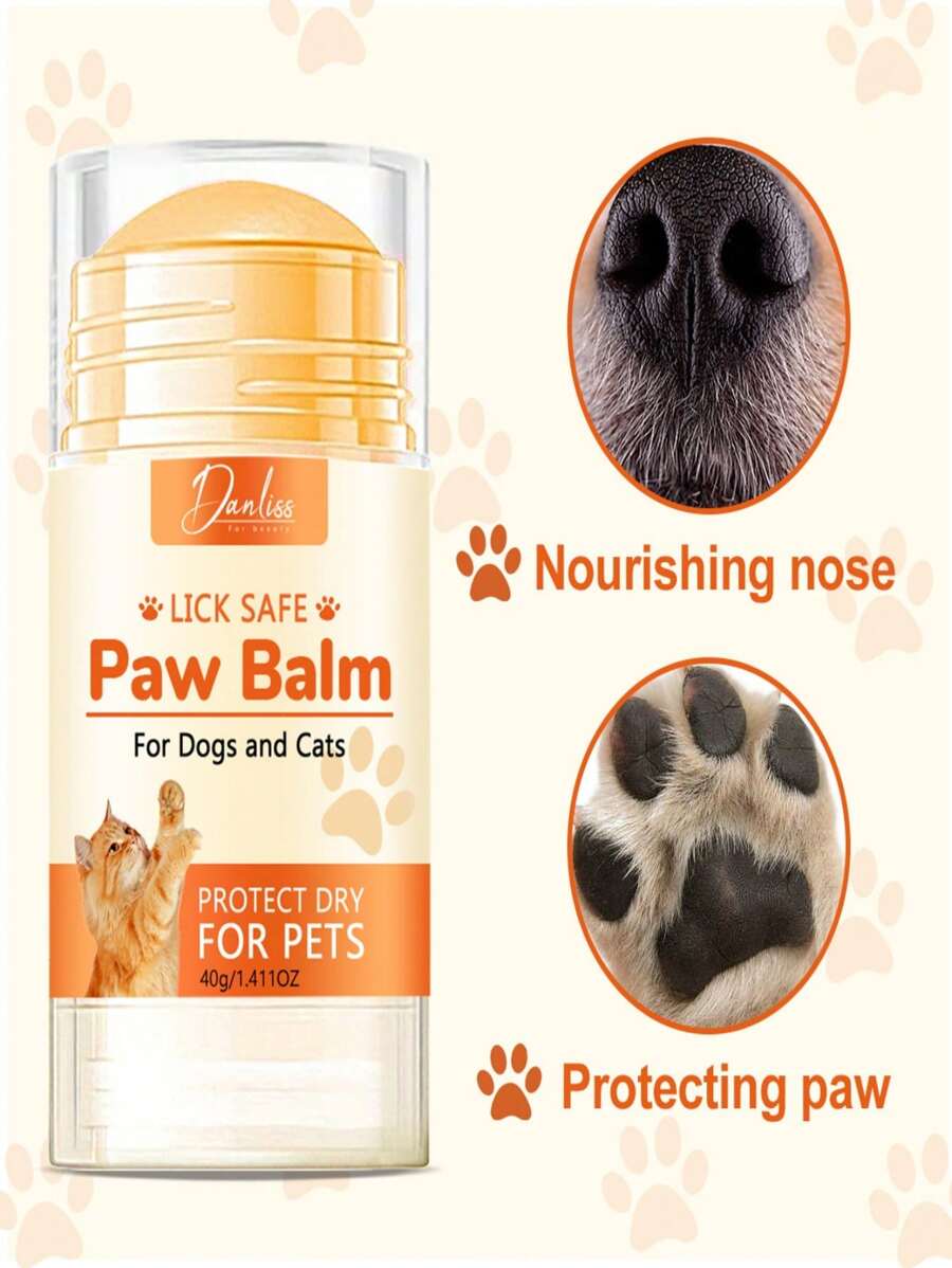 Crema de cuidado de las patas para mascotas con aceite de aguacate y cera de abeja blanca, previene el secado y las grietas, cuidado hidratante para las patas (modelos nuevos y antiguos distribuidos al azar)