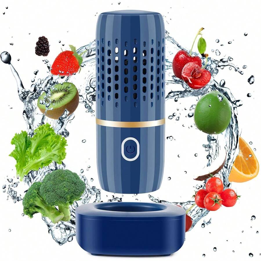 Fruit And Vegetable Washing Machine, Fruit And Vegetable Purifier Using OH Ion Purification Technology, Used For Washing Fruits, Vegetables, Rice, Tableware, Etc.