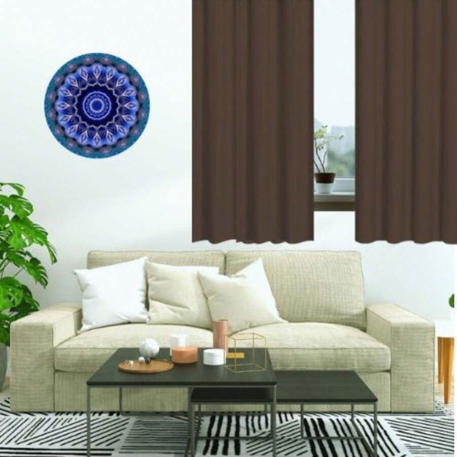 Cortina Blackout PVC corta 100 % da luz 2,80 m x1,60 m para sala, escritório, quarto