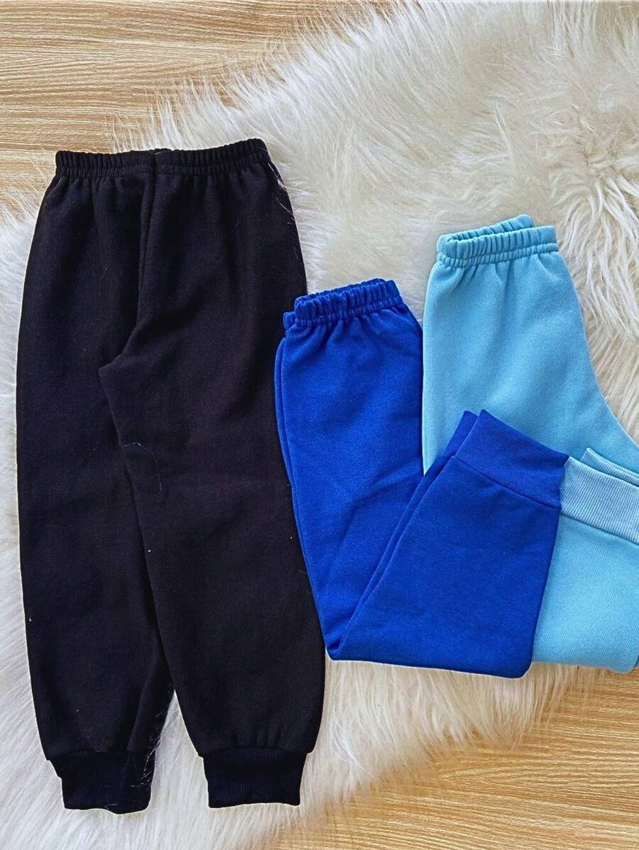 Calça de moletom infantil juvenil 1 ao 14