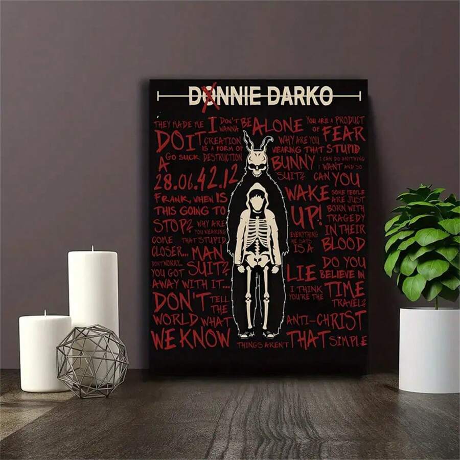 1pc Unframed Movie Cover Art Poster, Modern Art, Art Poster, Canvas Art, Kitchen Corridor, Wall Art, Room Decoration, Canvas Wall Art Printing Suitable For Bedrooms, Bathrooms, Living Rooms, Home Living Room Decoration Gifts Birthday Graduation