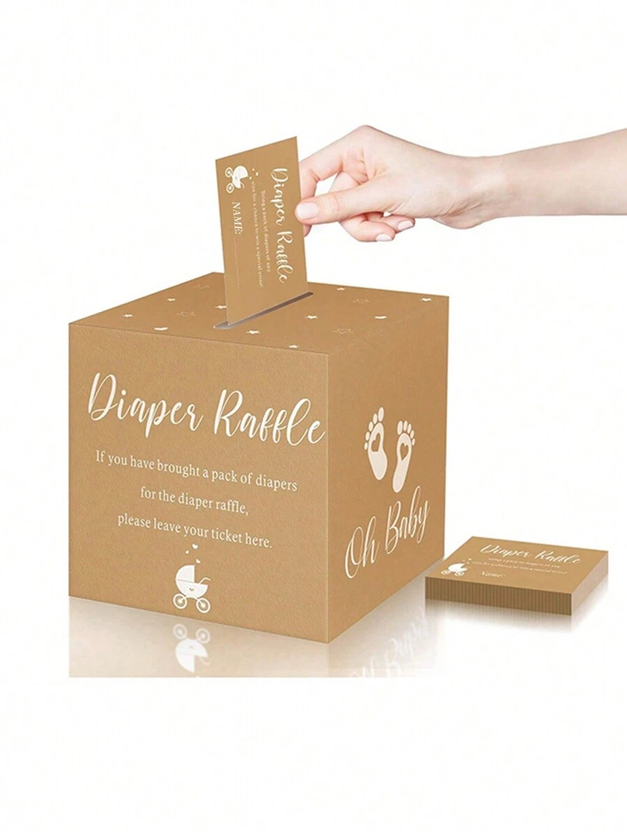 1 Set, Gender Reveal Voting Ballot Box, Baby Shower Party Thank You Cards, Boy Or Girl Prediction Gender Reveal Game, For Expecting Mothers Party Giftsbaby Shower Family Decorations Gifts