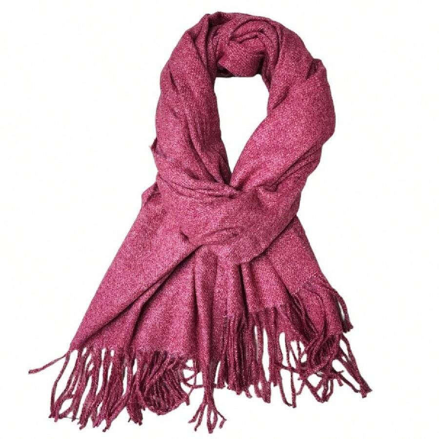 Cachecol Grosso Liso Echarpe Xale Premium Unissex Inverno