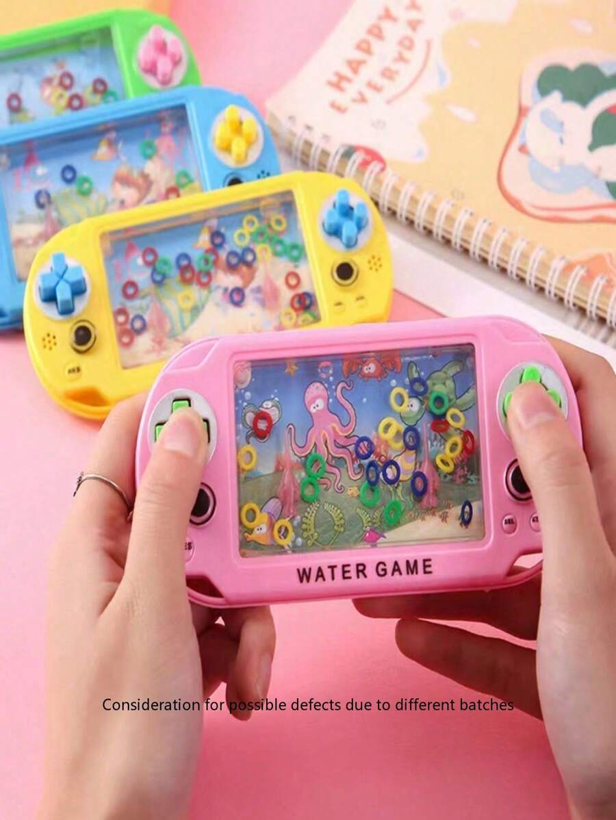 Juego de anillos de agua de color aleatorio, juguete creativo retro, juego de anillos de agua, juguete para juegos de agua, rellenos para calcetines de hombre, regalos navideños para hombres, juguetes