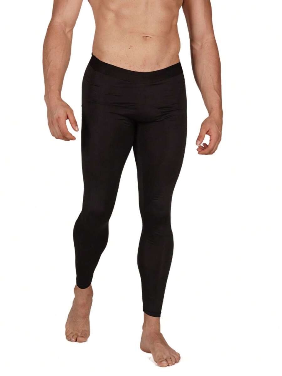 Calça Térmica Masculina Estilo Namorado Sem Pé, Confortável Forro Liso para Uso Diário