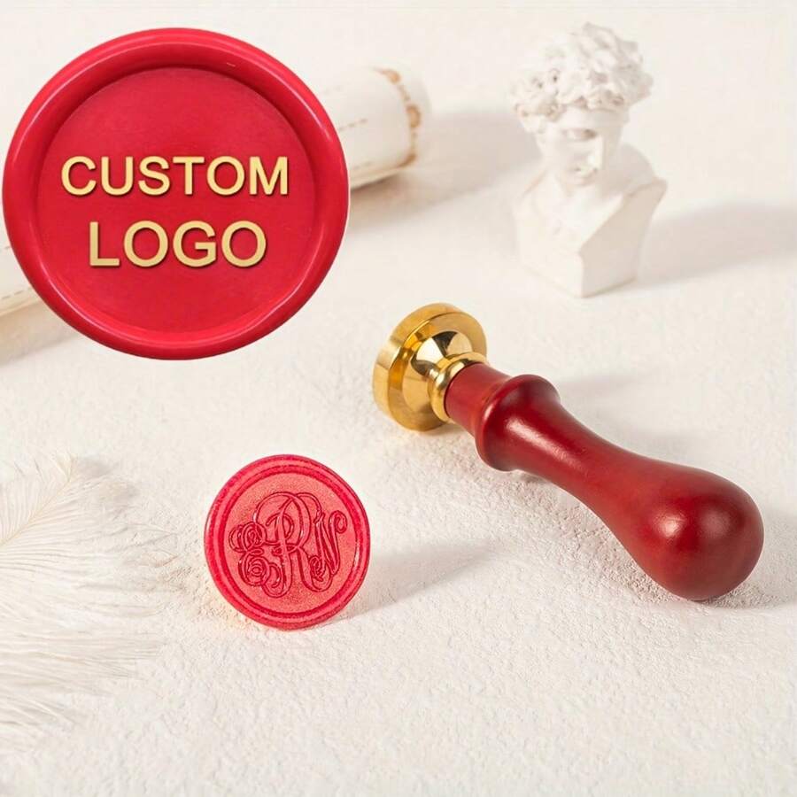 Personalized Wax Seal Stamp-Sealing Wax Stamp With Unique Gift Box Custom Wax Seal Stamp For Crafting, Envelopes, Gift Wrap Graduation Gifts And Wedding Invitation Back To School