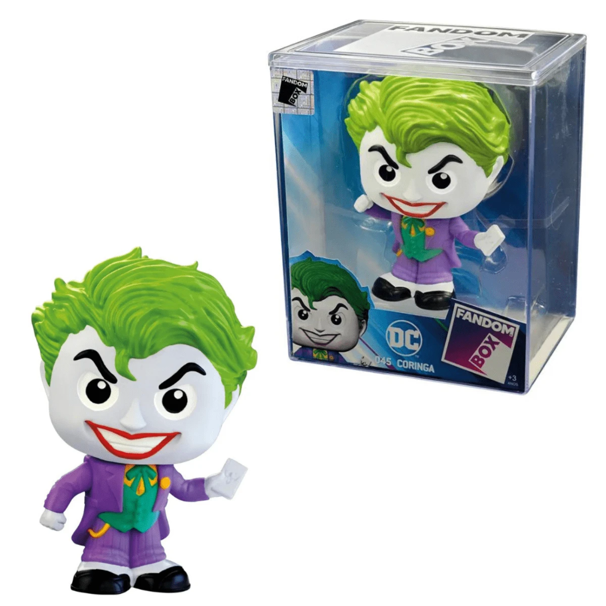 Boneco Fandom Box Coringa Colecionável Liga da Justiça
