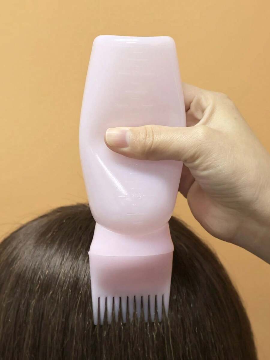 1 Stück/3 Stücke Haarfarbstoff Flasche mit Kamm-Zähnen, Behälter für Färbepaste, Haarpflege Topf, Shampoo Flasche. Diese sorgfältig gestalteten Beauty- und Friseur-Werkzeuge machen Ihre Haarpflege und Styling einfacher und spaßiger!