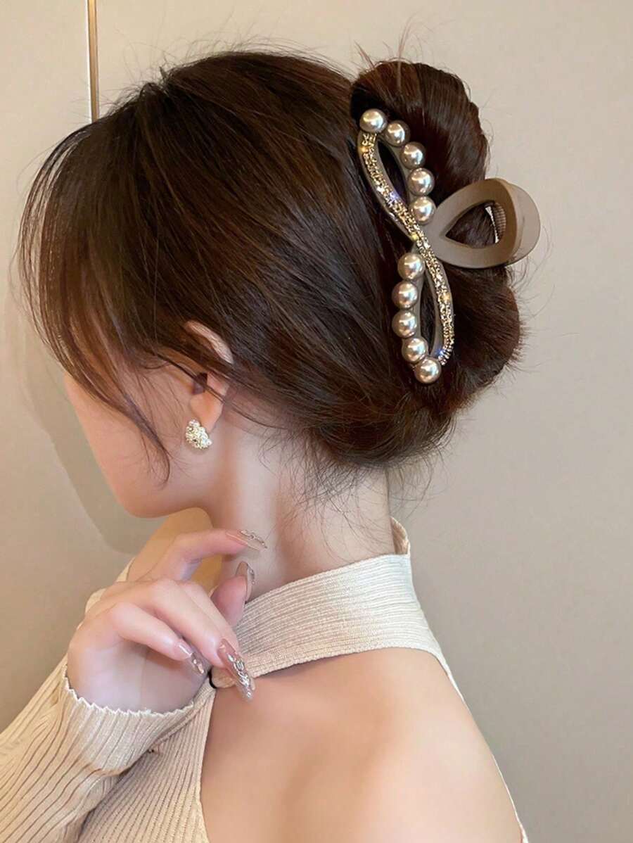 topshiny 1 pieza Pinza de pelo con cristales brillantes con decoración de rhinestones para mujeres y niñas, accesorio de moda para fiestas, combinar con atuendos, fotografía - Pinzas para el cabello, pasadores, ganchos, pinzas para el cabello