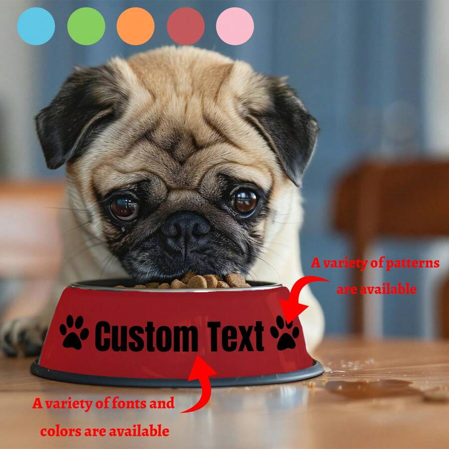 Bol pour animaux de compagnie en acier inoxydable antidérapant personnalisé avec un nom - parfait pour les chats et les chiens, convient pour l'alimentation en nourriture et en eau, jouets pour chiens, variétés de bols pour chiens, bol pour chien en acier inoxydable, bol de voyage pour chien, grand bol d'eau pour chien, bol pour chien de taille moyenne, bol d'eau et de nourriture pour animaux de compagnie, bol d'eau extérieur pour chien, bol en métal pour chien, bol pour animaux de compagnie, bol pour chien de taille moyenne, bol d'eau pour chien, bol pour chien, bol à croquettes pour chien, bol à nourriture pour animaux de compagnie, bol d'eau pour chien, bol pour chiots, harmonie à la maison