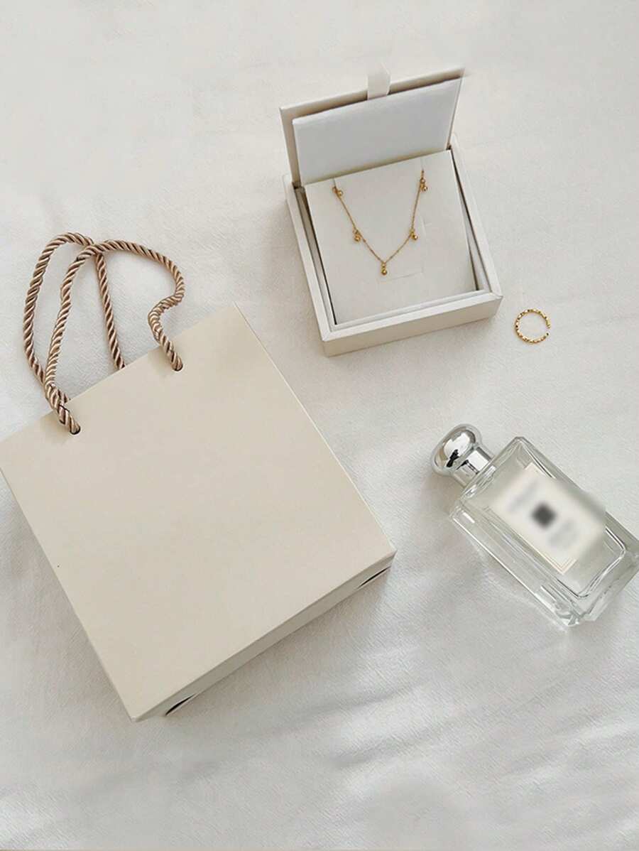 1pc/5pcs Fashion Cosmetic Handbag, Wedding Gift Bag, Gift Bag For Presents, Jewelry Gift Bag
