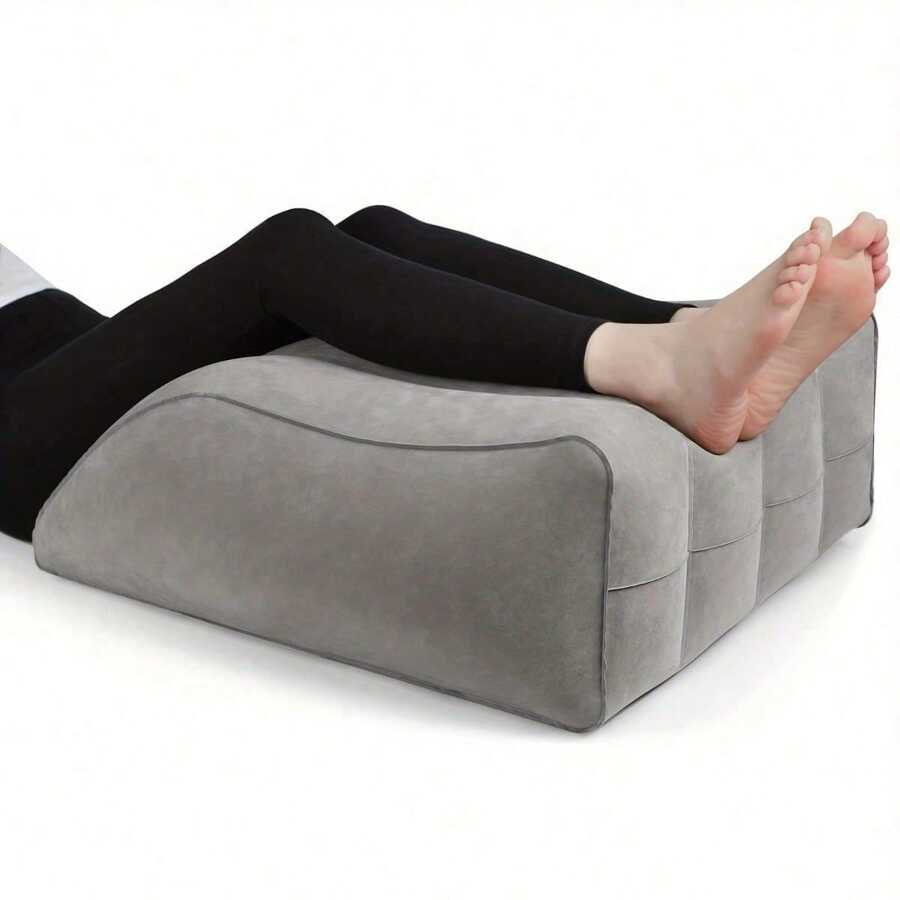 1pc Inflatable Leg Elevation Pillow For Pain Relief And Comfortable Sleeping, Reading, And Relaxation, Bedding, Home