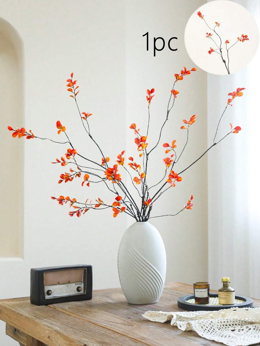 1pièce/3pièces/6pièces, 97cm, Plantes artificielles, Fausses feuilles de banyan, Fausses longues tiges de feuilles d'olive, Style minimaliste de décoration de maison, feuilles vertes, convient pour la décoration de la maison, les rassemblements familiaux, les mariages, la décoration d'automne, la chambre, le bureau, le jardin, la Saint-Valentin, la Fête des Mères, l'Action de grâce, les jours fériés, centres de table de salle à manger, décoration florale DIY, décoration de printemps, décoration du Ramadan