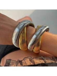Gold und Silber in zwei Farben