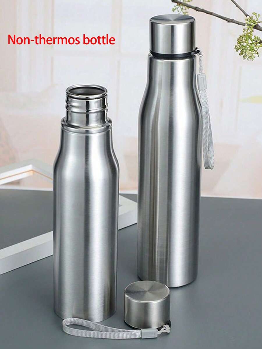 750ml/25.36oz,1000ml/33.8oz Stainless Steel Water Bottle For Fitness Enthusiasts - Stay Hydrated In Style(Non- Bottle), For Outdoor, Camping