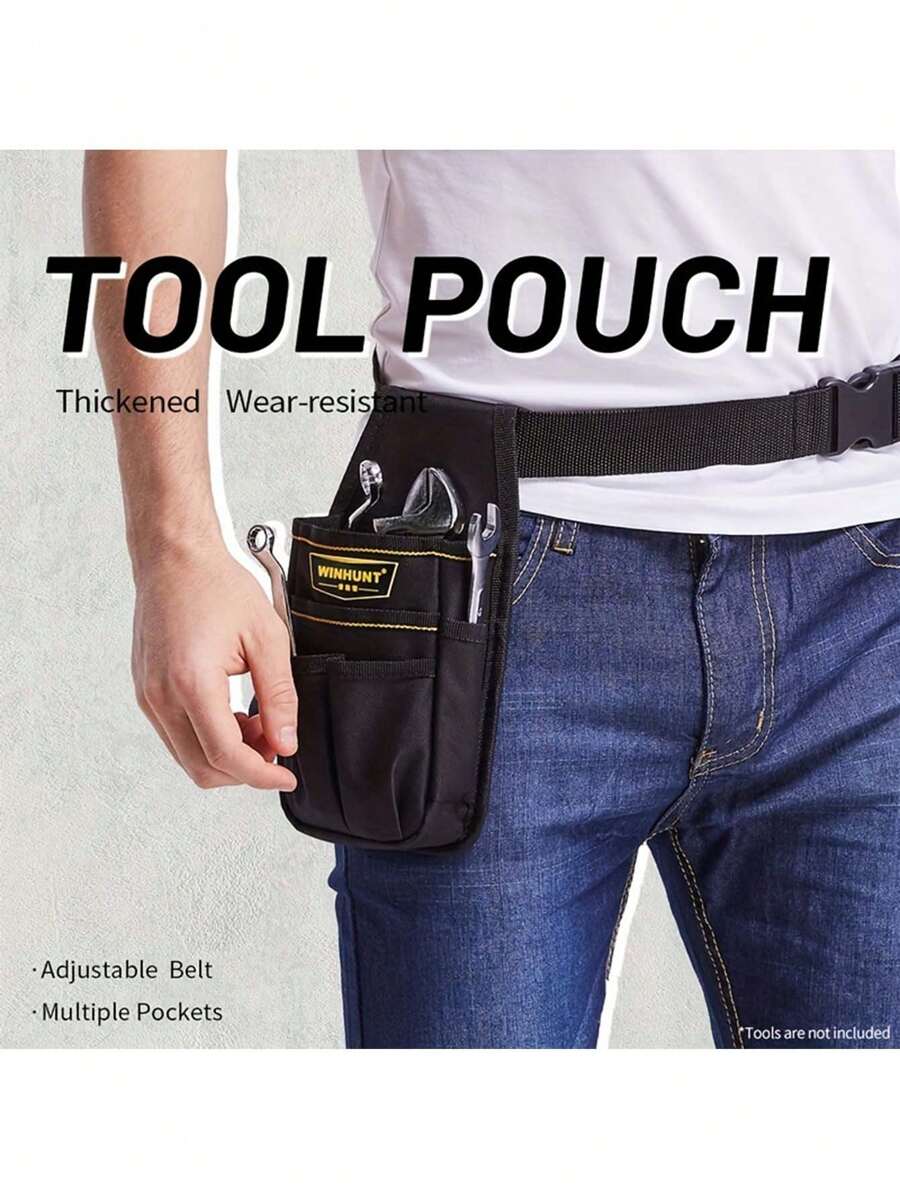 1pc Tool Pouch Electrician's Tool Work Bag Organizer Holder Wear-Resisting Multipurpose For Pliers Screwdrivers, Organized For On-The-Go Convenience