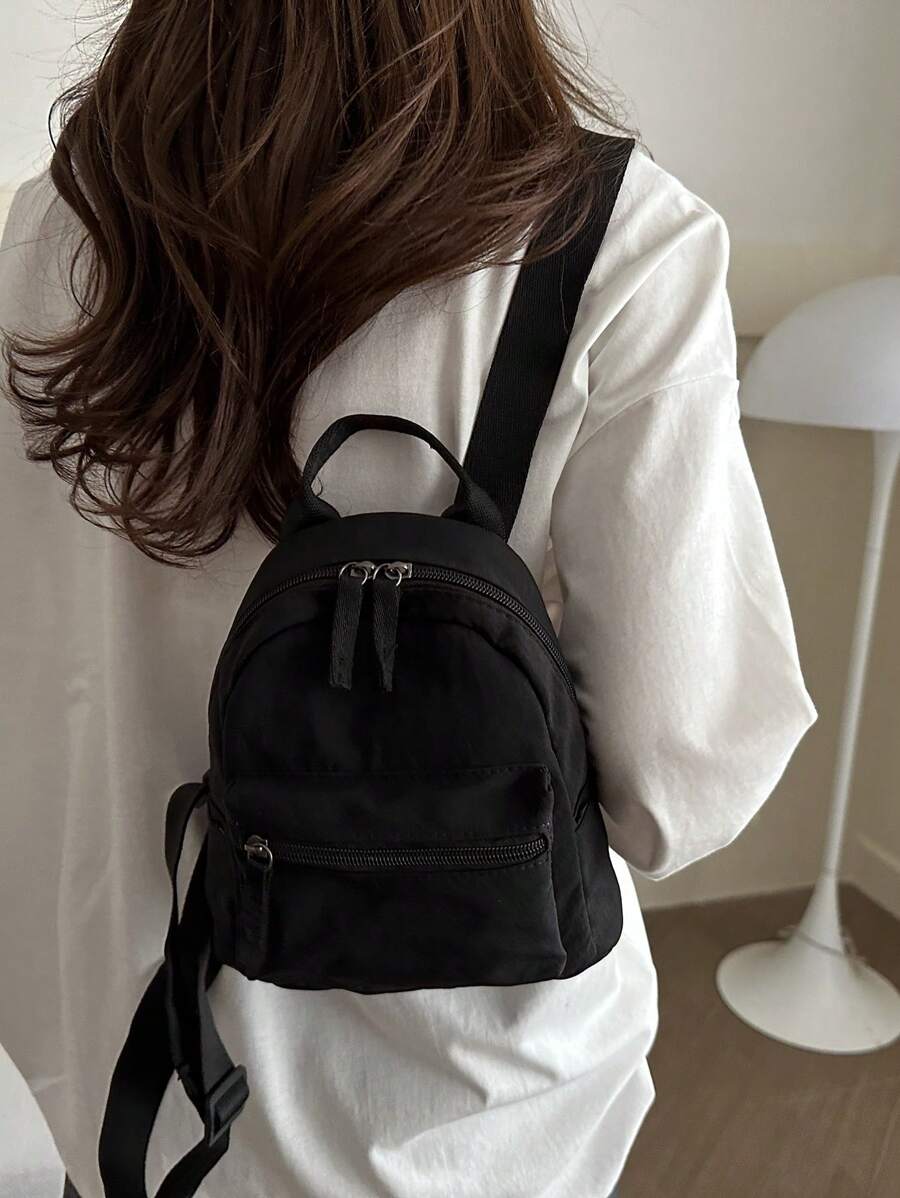 Mini Backpack Women, Small Fashionable Travel Lightweight Casual Daypack, Back To School, School Essential Stuff For Women, Girls & Students, Perfectly Matching With Backpack Accessories, School Supplies, School Backpack, School Bag, Backpack For School, Back To School Backpack, School Bookbag, Back To School Bags, Large Capacity, Waterproof, Portable, Classic Casual, Suitable For Teen Girls Women College Students, Perfect For Back To School, First Day Of School, Middle School, High School