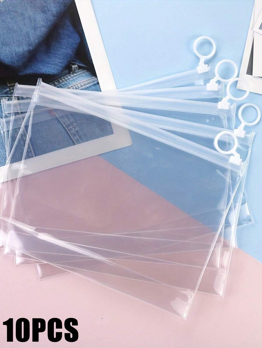 10 Packs Clothes, Underwear & Toiletries Waterproof Travel Organizer - Multipurpose Bags For Suitcases And Dividers - Portable And Easy, Transparent Sock Storage Zipper Bag, Portable Travel Luggage Organizer,Transparent Horizontal Multifunctional Storage Bag, Travel Organizer, Clothes Underwear Organizer