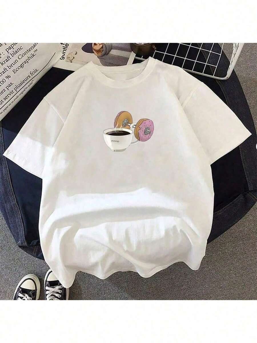 Camiseta Café Forte Treino Academia Moda Inspiração Várias Cores 100% Algodão