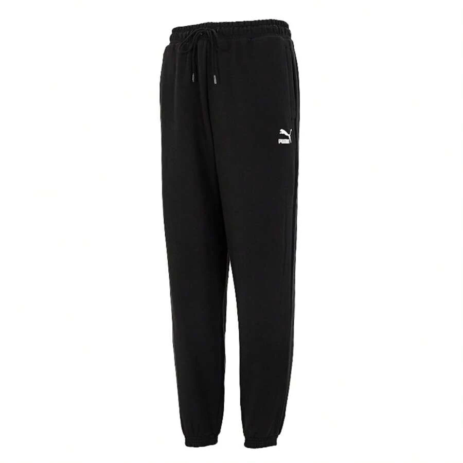 Puma Black Loose Fit Casual Sweatpants For Men