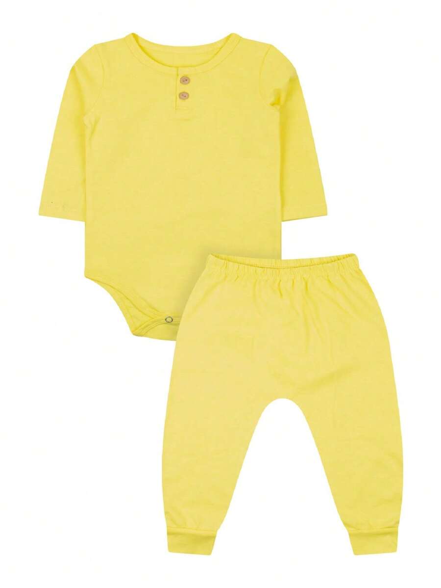 Conjunto bebê Body + Calça Saruel