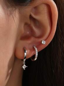 Single 3 Pieces Silver