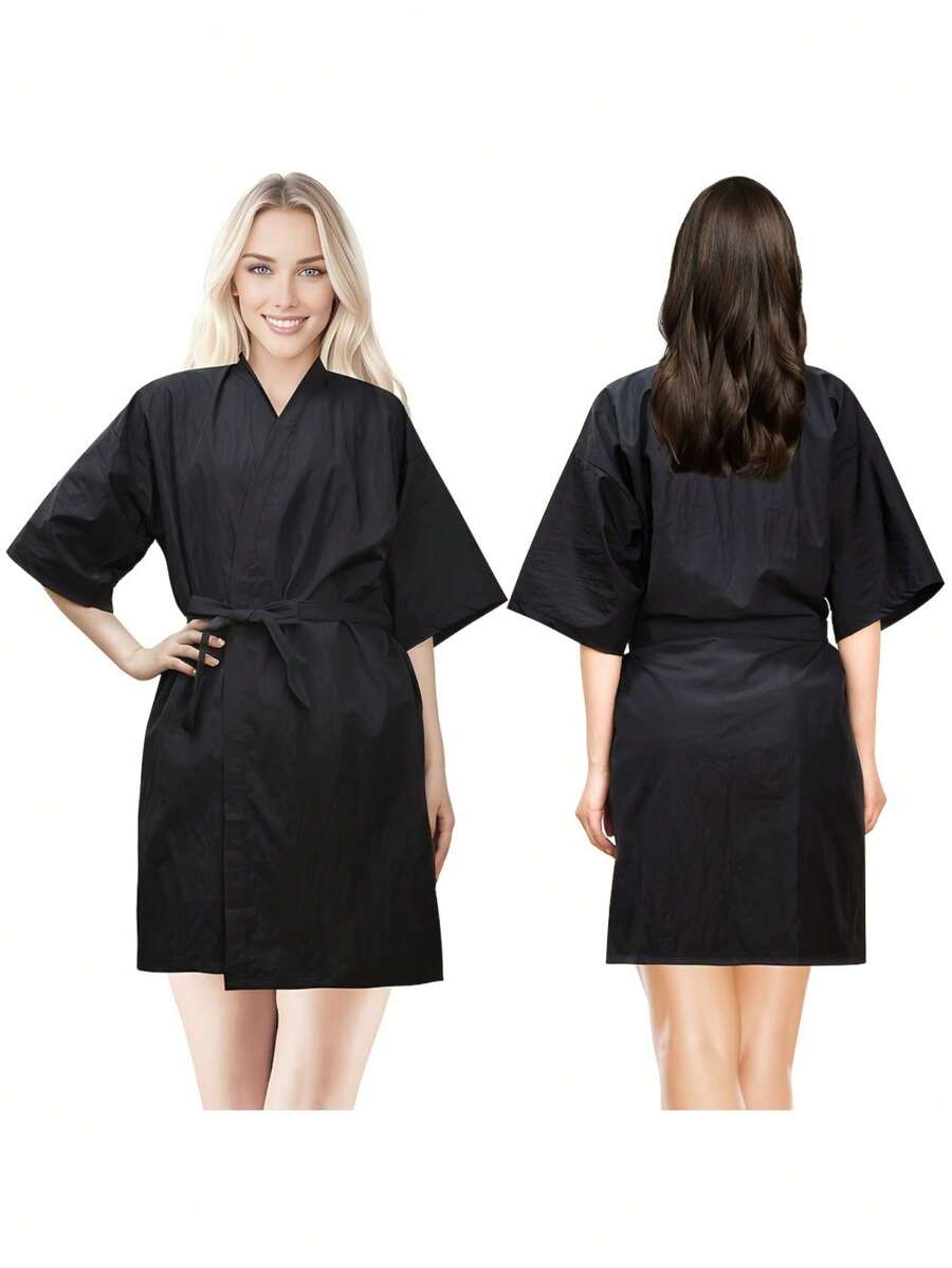 1pc Beauty & Haircare Specialty Smock, Waterproof Hair Salon Coloring/Cutting Apron, Adjustable & Breathable Fabric Hairstylist Gown - Haircare, Dyeing, Trimming, Spa Tools & Accessories,Hair Tools,Hair Products And Accessories For Barber Salon Beauty Travel Essentials