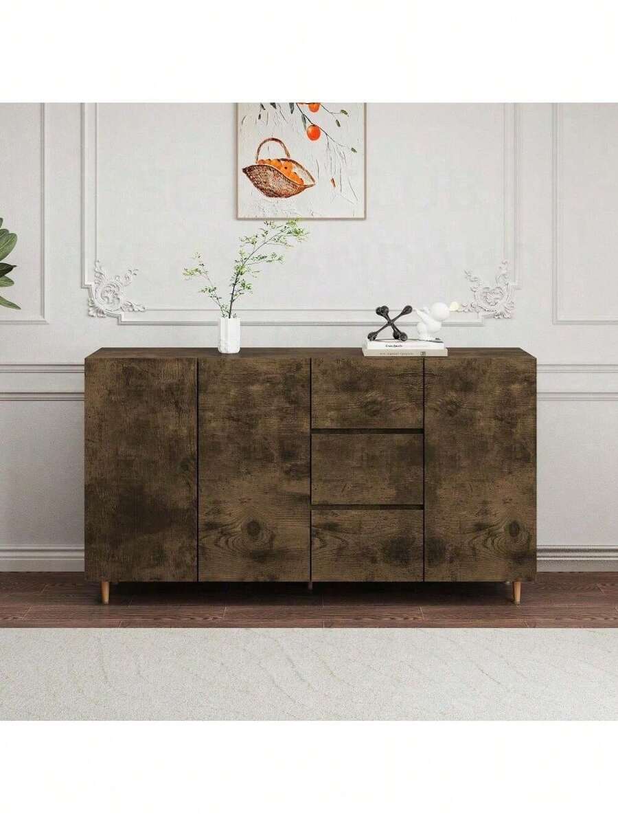 2402Rich Level Of Storage Space, Divided Display Storage One Of The Diversified Side Cabinets, Suitable For Dining Room, Living Room,Yifei Store