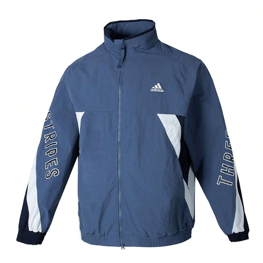 Adidas Kurtka WORD WOV JKT, męska bluza sportowa w stylu Boyfriend, luźny krój, tkana odzież wierzchnia