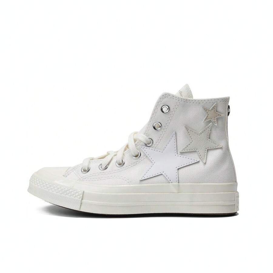 Converse 2024 Unisex Chuck Taylor 70S SEASONAL High-Top Canvas Shoes/Vulcanized Shoes, Casual Comfortable Sneakers, Couple Shoes With Star Pattern, A11611C