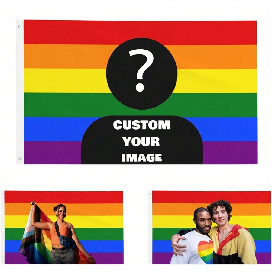 1pc Color/Homosex Flag-Personalized Polyester Decorative Flag For Garden, Clubs, Concerts, Bars, Dorms, Living Rooms, Bedrooms - Durable, No Electricity Needed